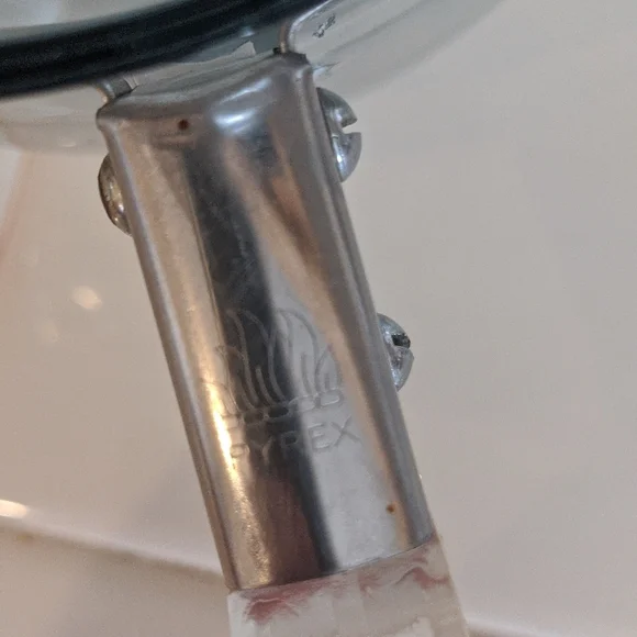 Vintage Pyrex Double Broiler Marked 6762 Missing the Lid - Picture 7 of 8